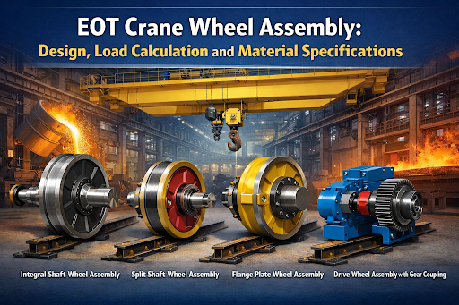 EOT Crane Wheel Assembly: Design, Load Calculation and Material Specifications